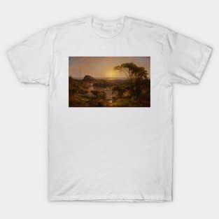 Summer, Lake Ontario by Jasper Francis Cropsey T-Shirt